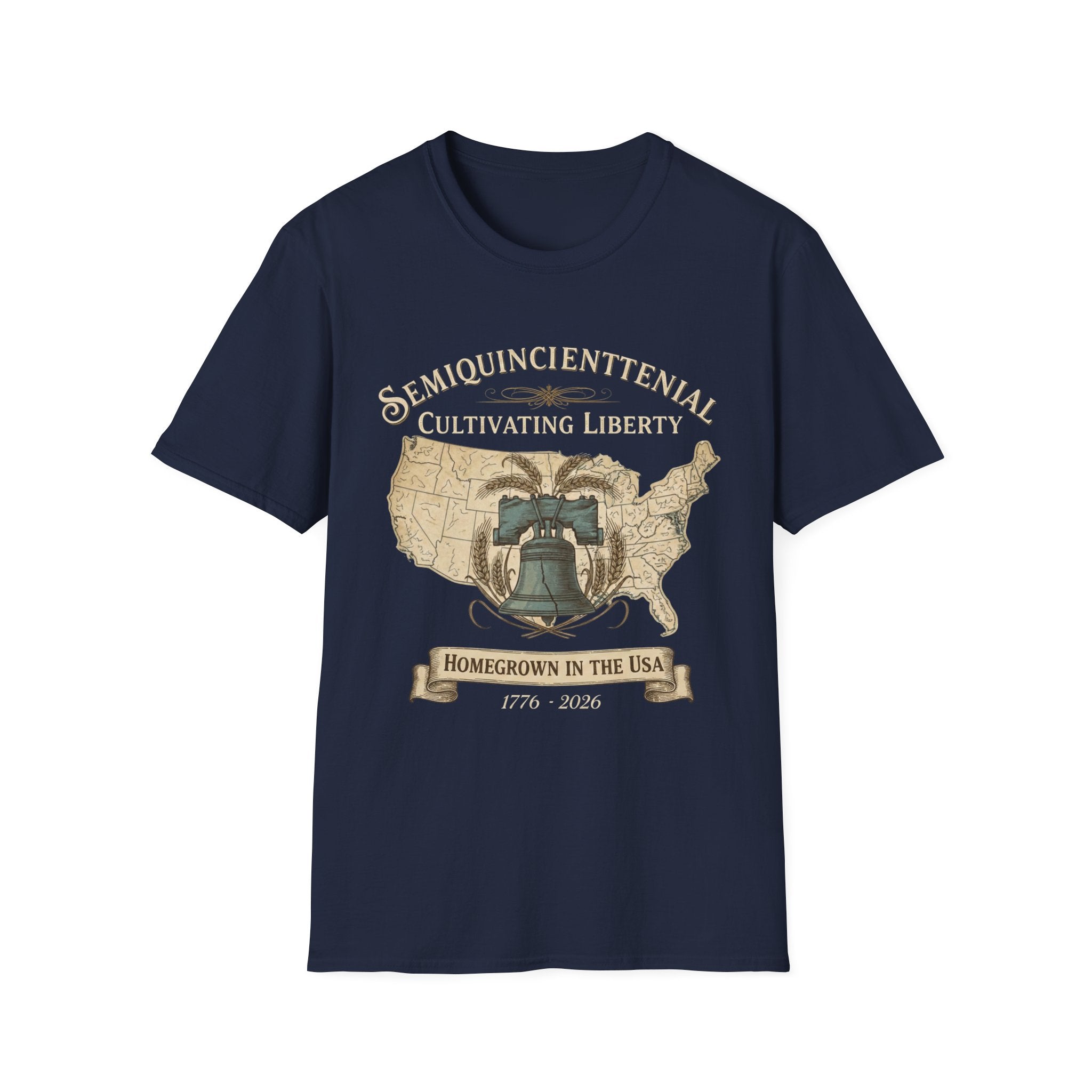 250 Years Semiquincentennial Homegrown USA T-Shirt