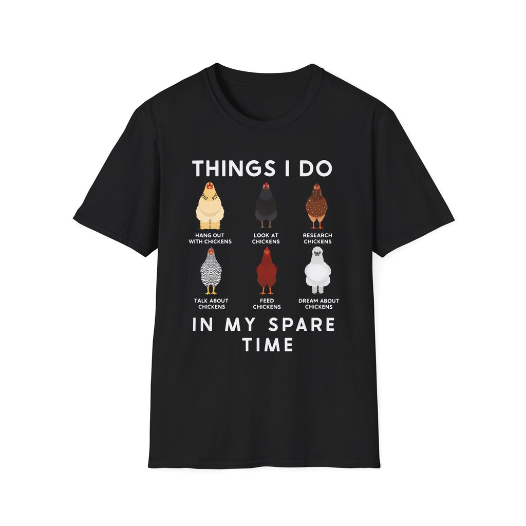 Things I Do In My Spare Time Chicken Lover Softstyle T-Shirt
