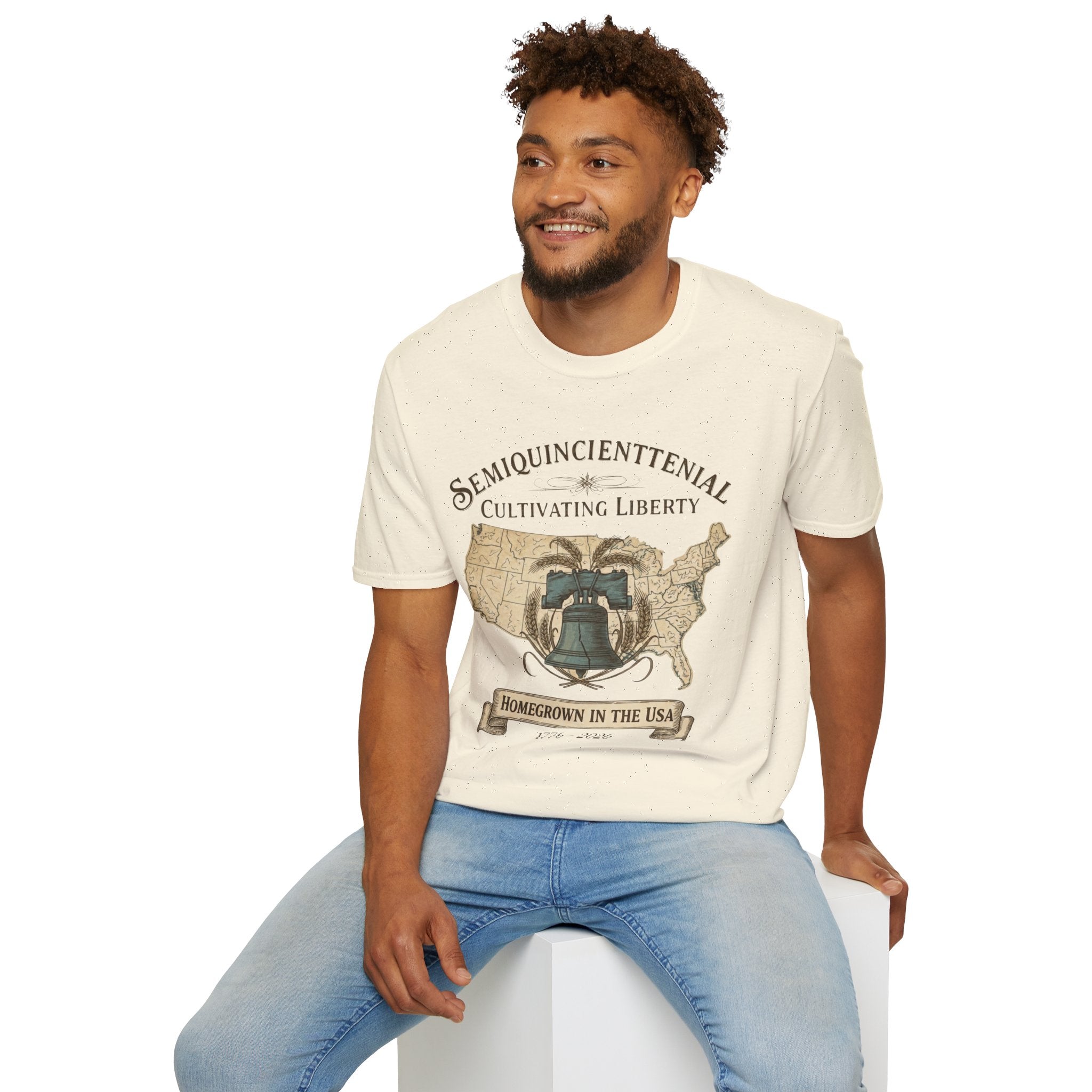 250 Years Semiquincentennial Homegrown USA T-Shirt