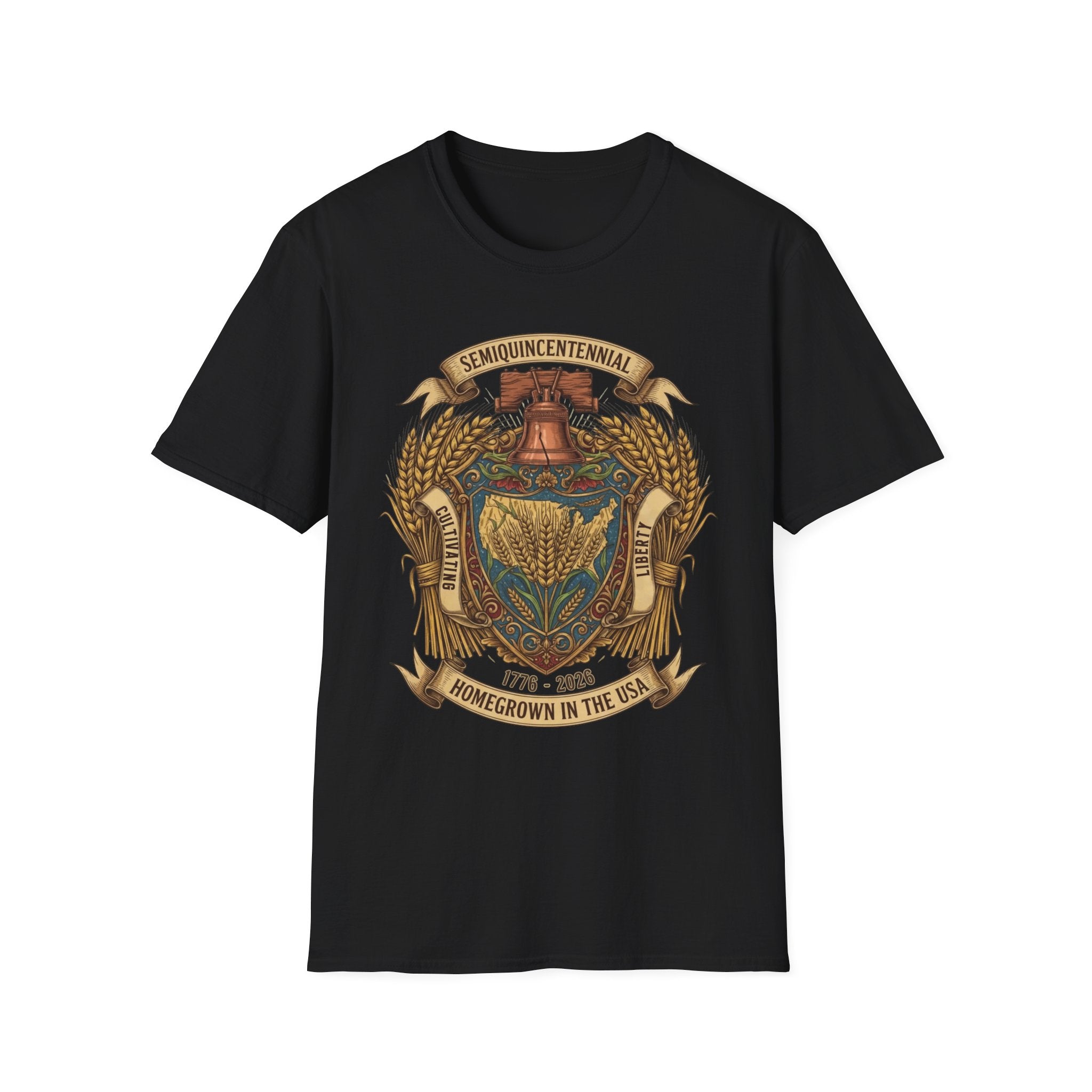 250 Years Semiquincentennial Homegrown USA T-Shirt