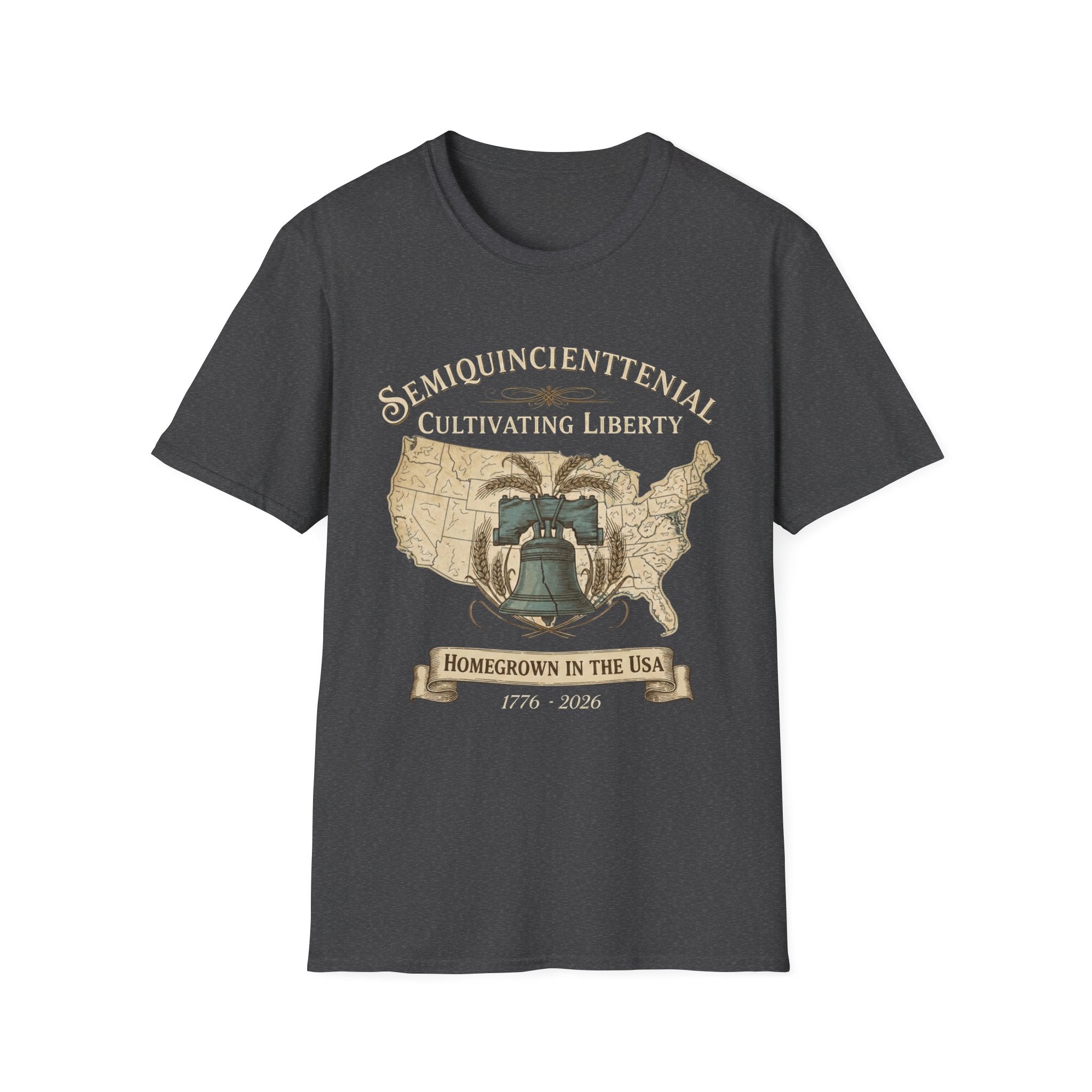 250 Years Semiquincentennial Homegrown USA T-Shirt