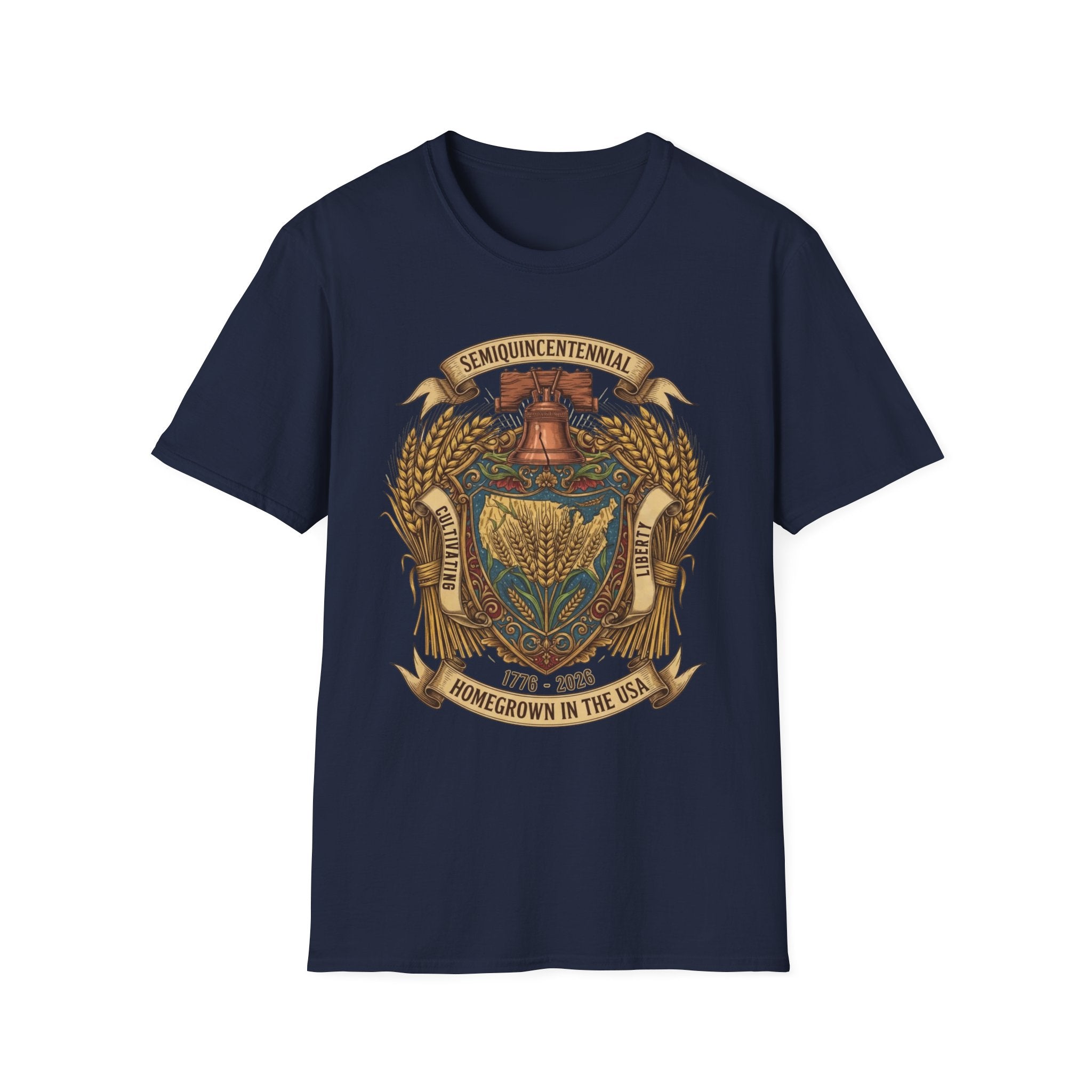 250 Years Semiquincentennial Homegrown USA T-Shirt