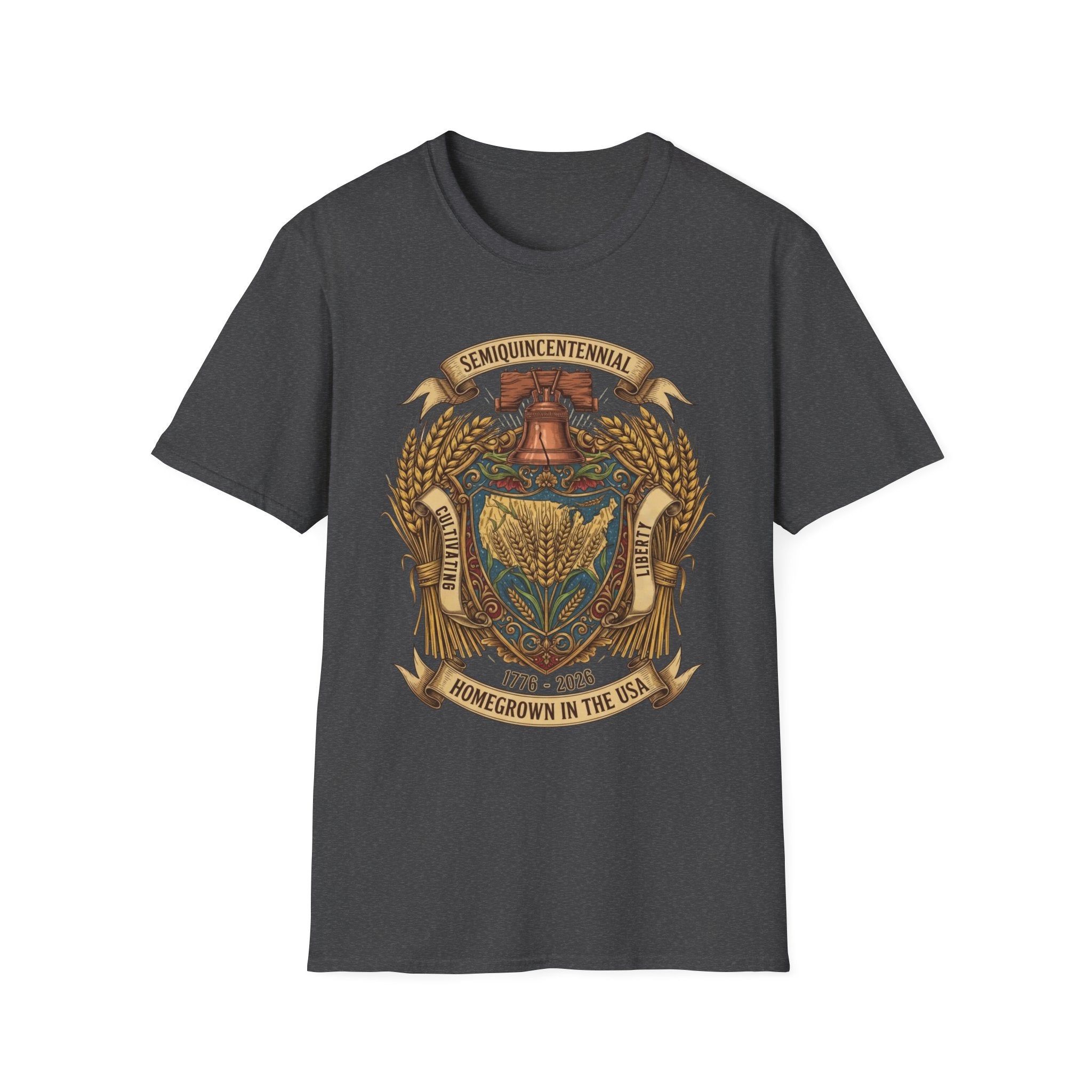 250 Years Semiquincentennial Homegrown USA T-Shirt