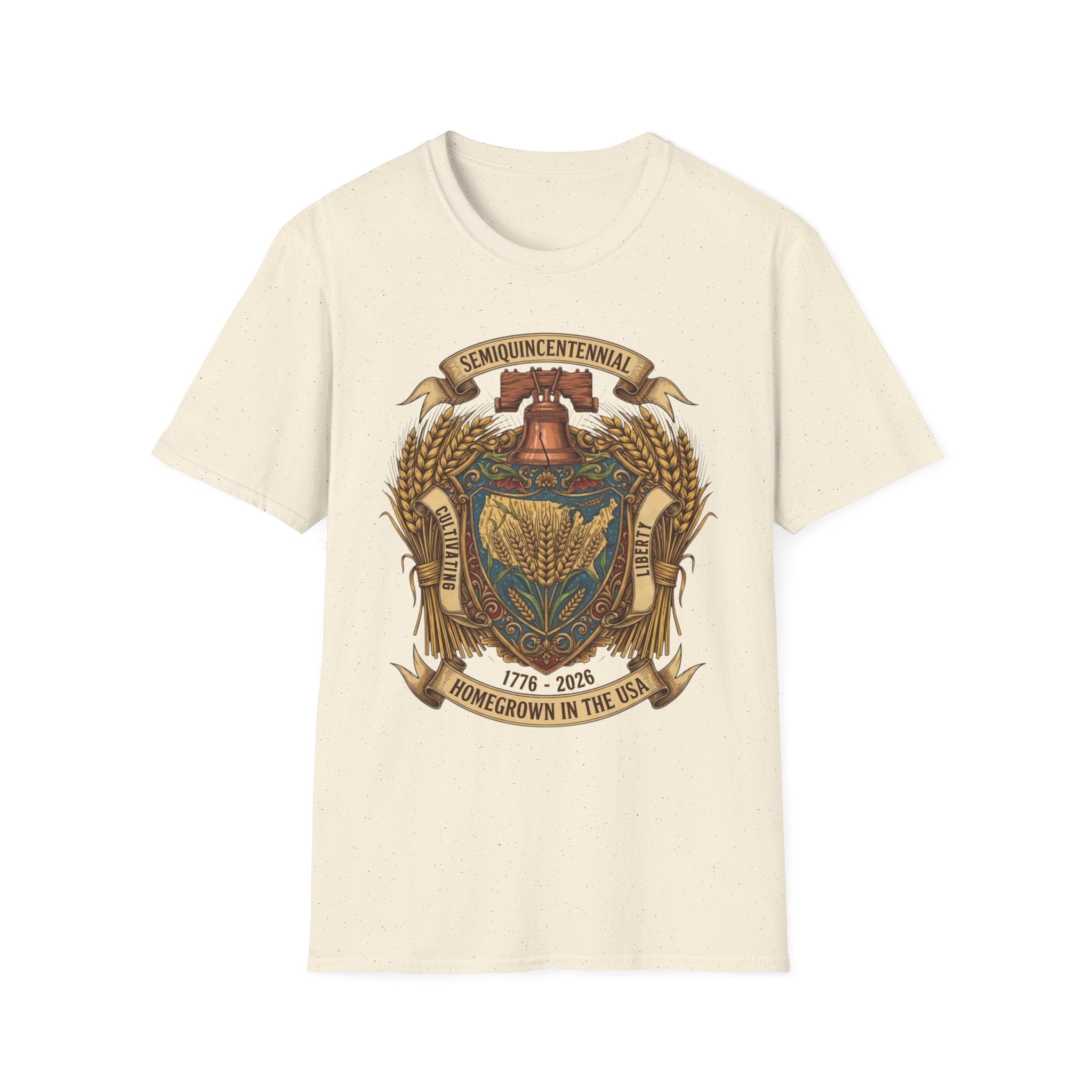 250 Years Semiquincentennial Homegrown USA T-Shirt