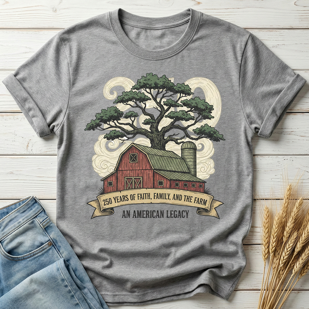 America 250 Years Of Faith Family The Farm Classic Tee