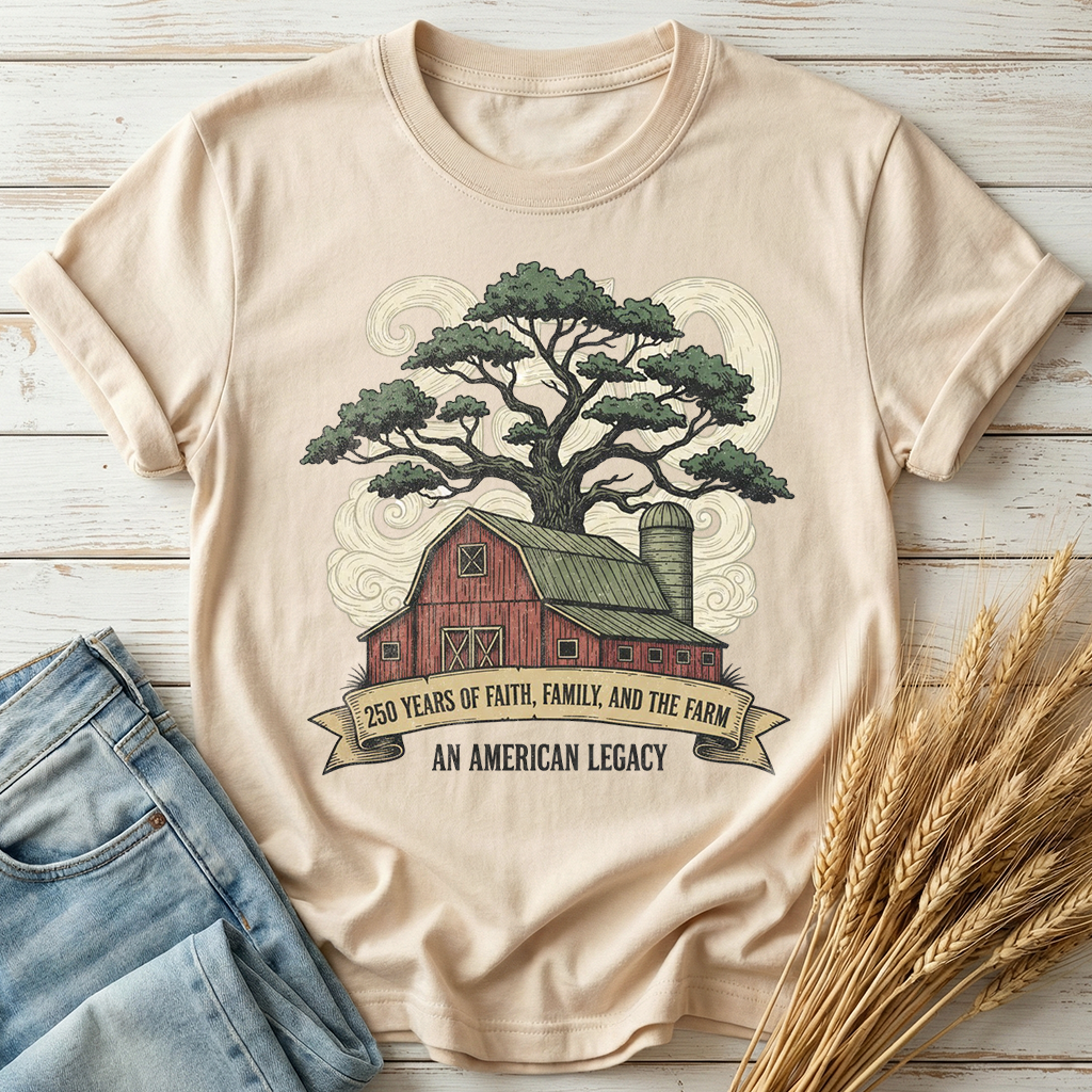 America 250 Years Of Faith Family The Farm Classic Tee