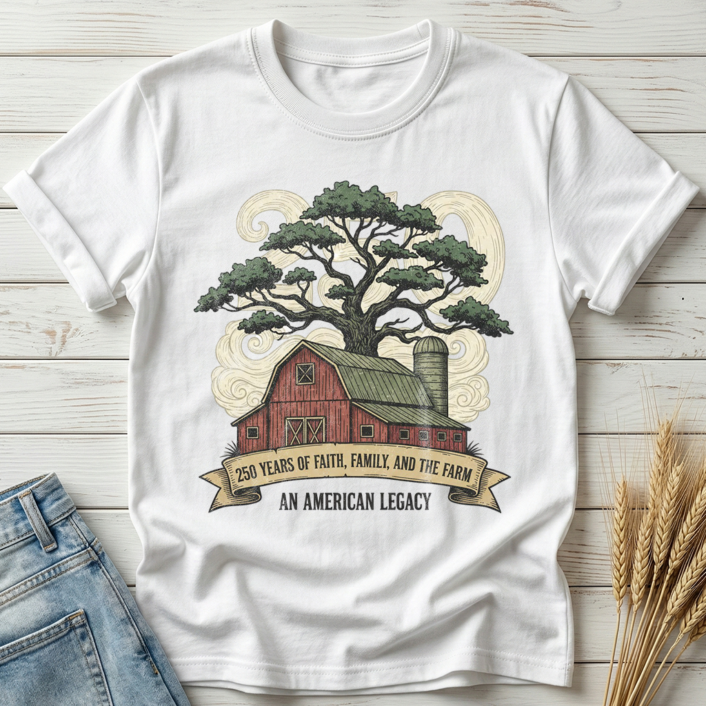 America 250 Years Of Faith Family The Farm Classic Tee
