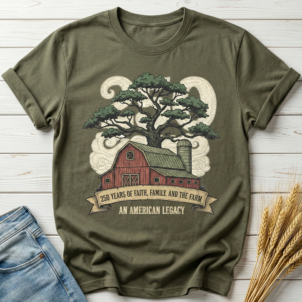 America 250 Years Of Faith Family The Farm Classic Tee