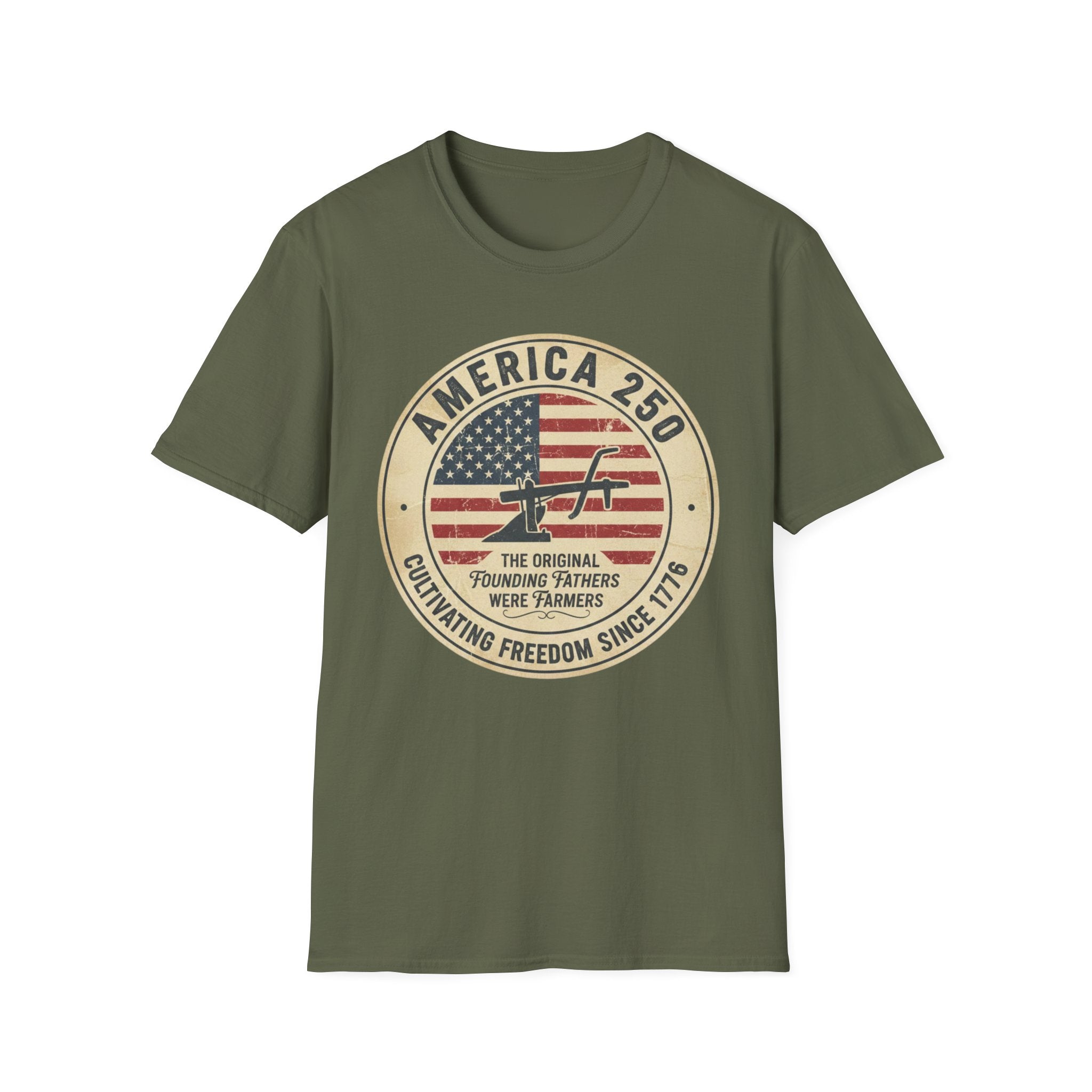 America 250 Cultivating Freedom Since 1776 Softstyle T-Shirt