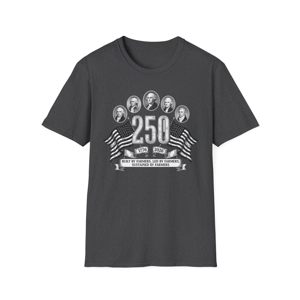 America 250 Built By Farmers Softstyle T-Shirt