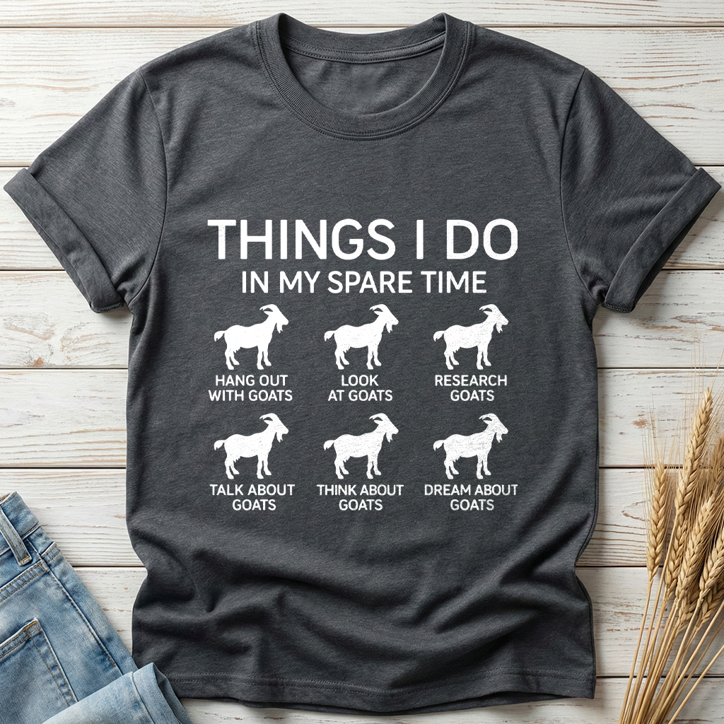 Things I Do In My Spare Time Goat Lover Classic Tee
