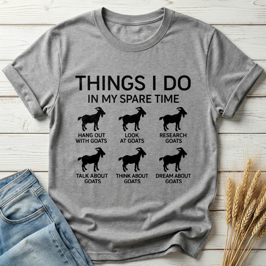 Things I Do In My Spare Time Goat Lover Classic Tee