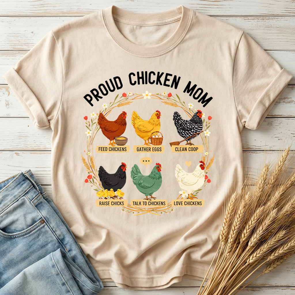 Proud Chicken Mom Classic Tee