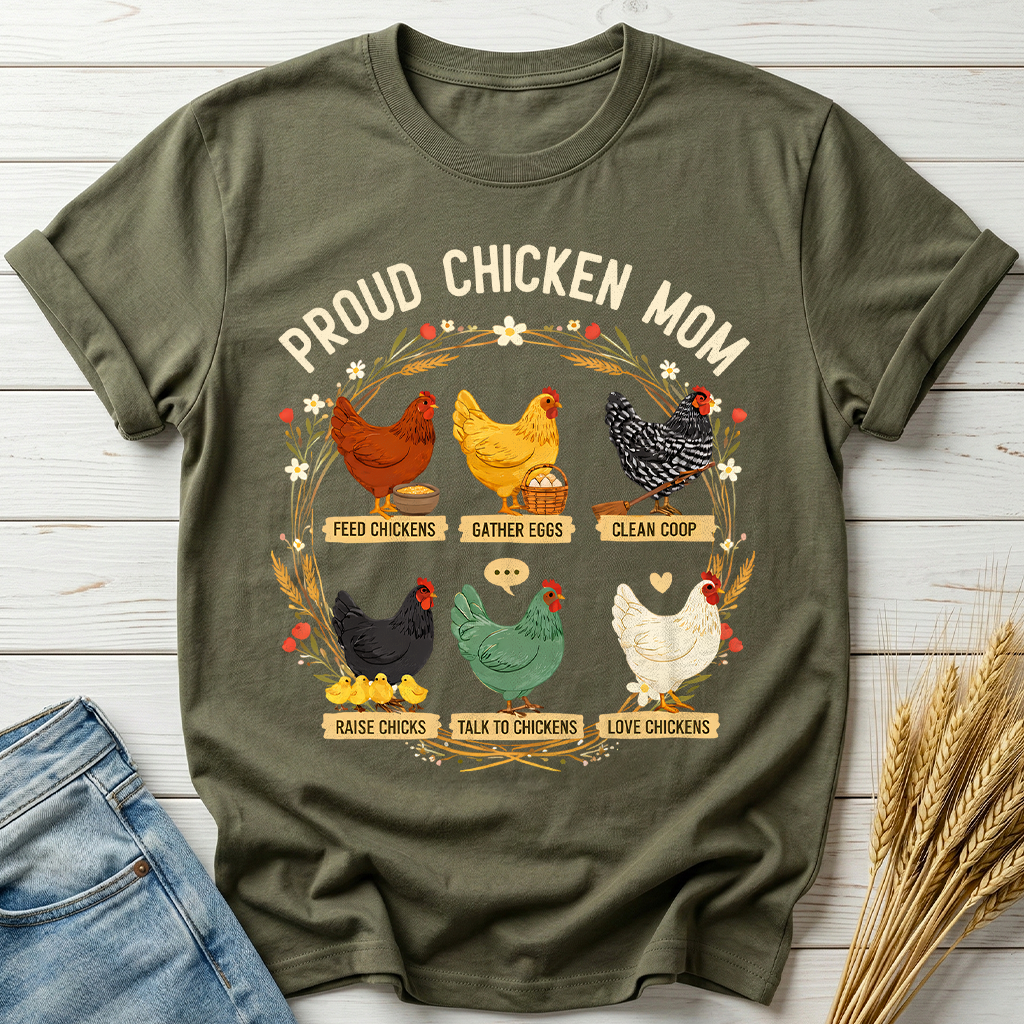 Proud Chicken Mom Classic Tee
