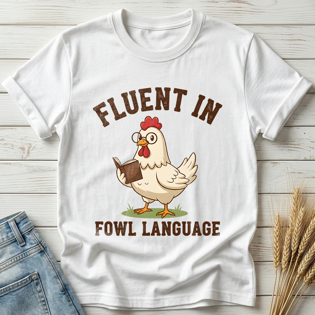 Fluent In Fowl Language Classic Tee