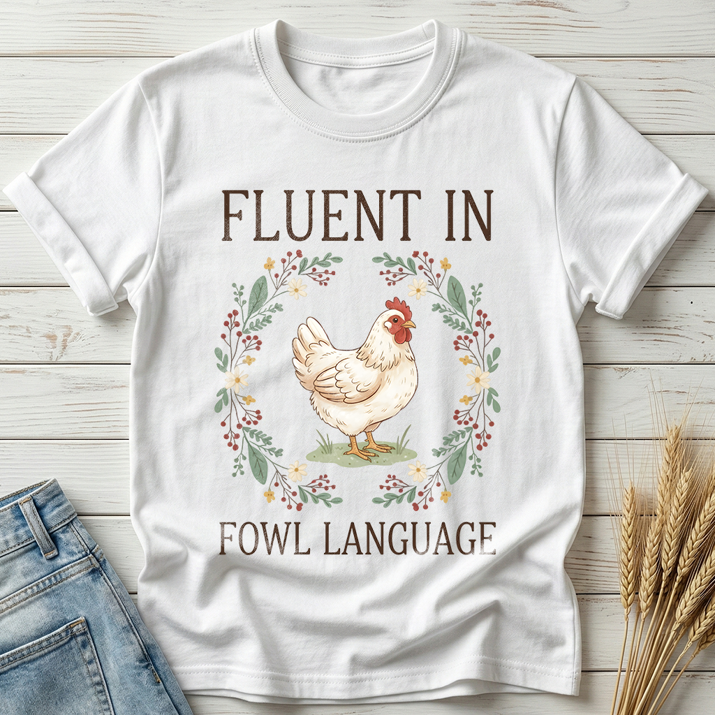 Fluent In Fowl Language Classic Tee