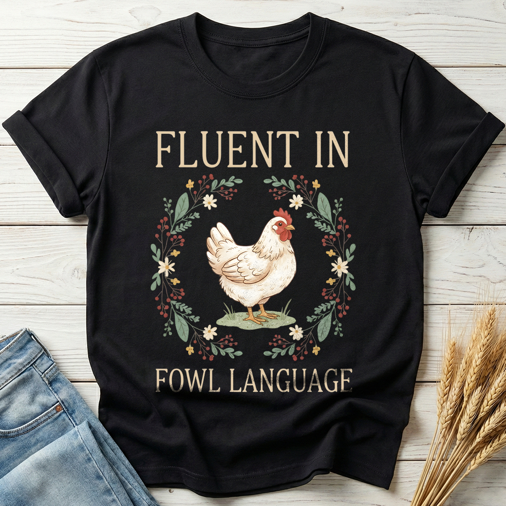 Fluent In Fowl Language Classic Tee