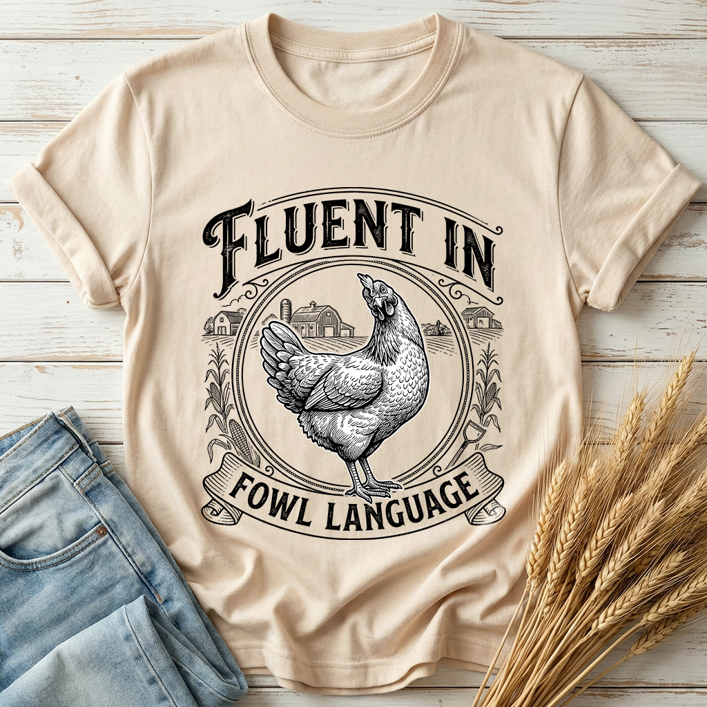 Fluent In Fowl Language Classic Tee