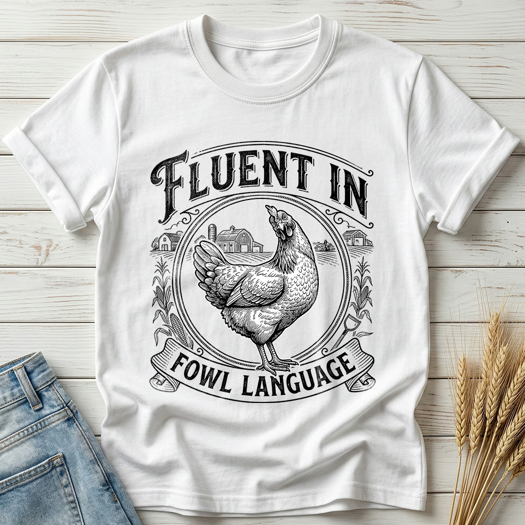 Fluent In Fowl Language Classic Tee