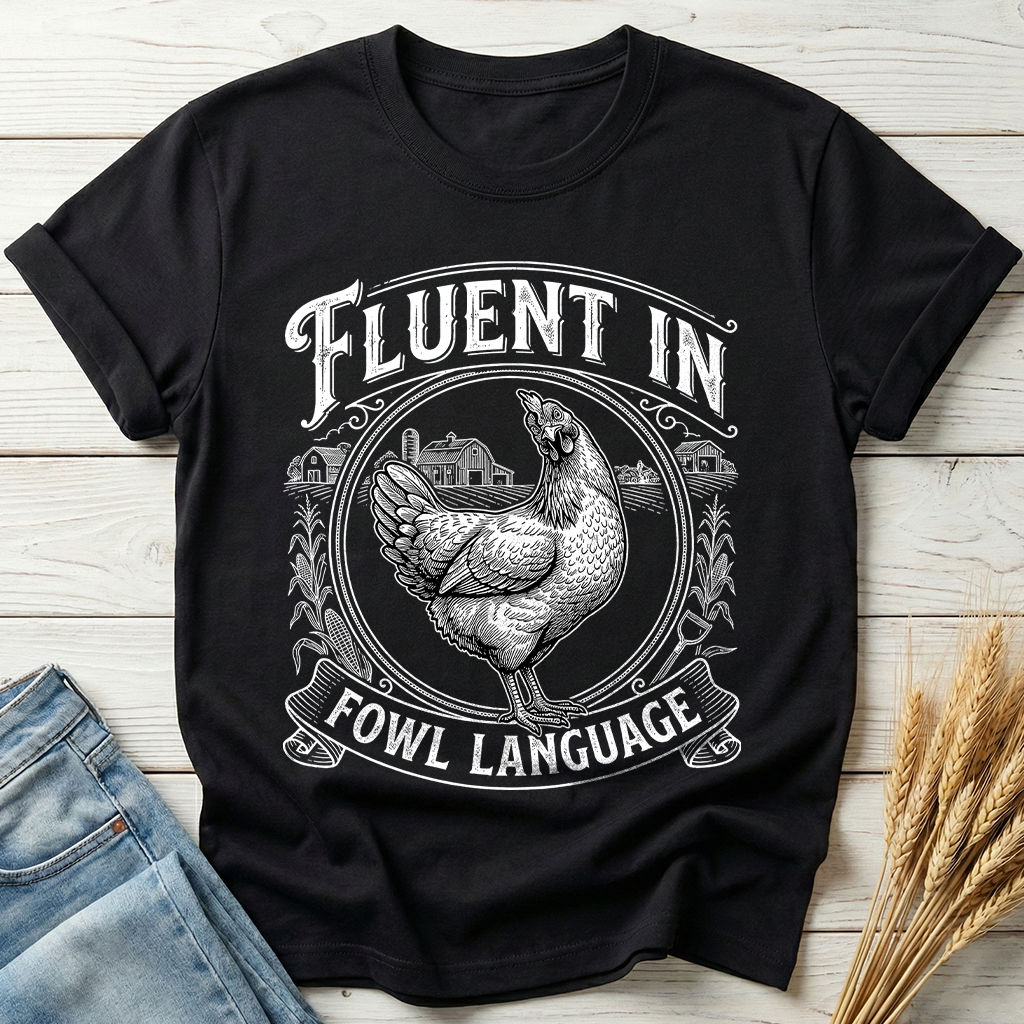 Fluent In Fowl Language Classic Tee