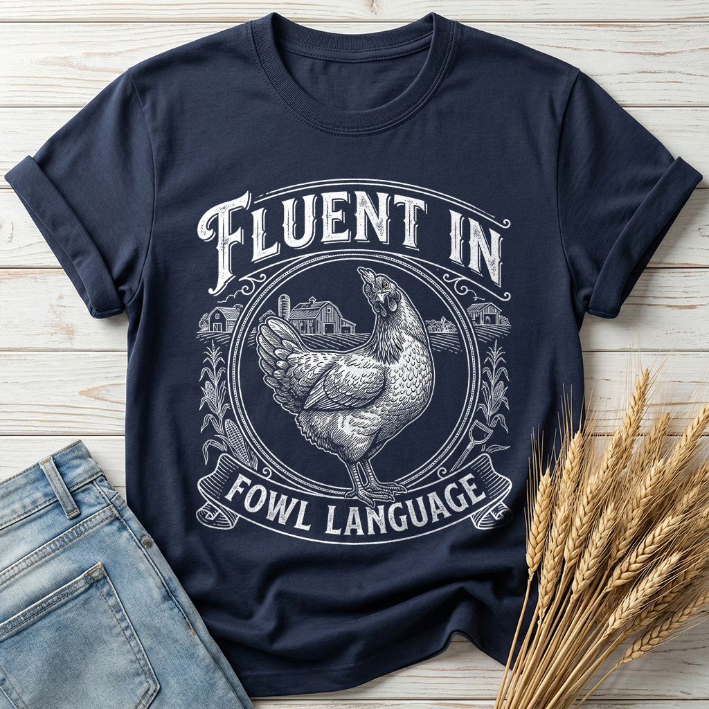 Fluent In Fowl Language Classic Tee