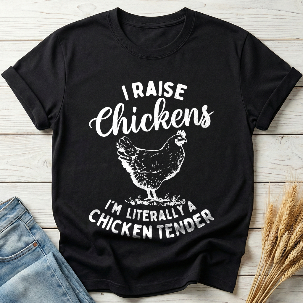 I Raise Chickens I'm Literally A Chicken Tender Classic Tee