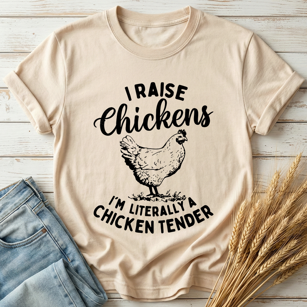 I Raise Chickens I'm Literally A Chicken Tender Classic Tee