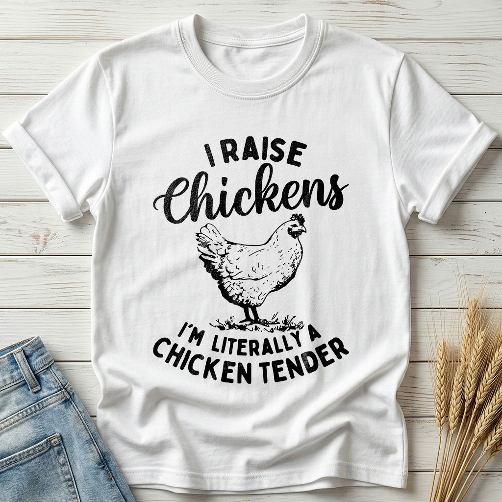 I Raise Chickens I'm Literally A Chicken Tender Classic Tee