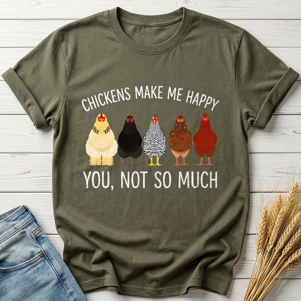 Chicken Make Me Happy Classic Tee