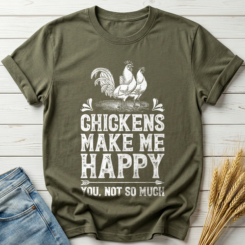 Chicken Make Me Happy Classic Tee