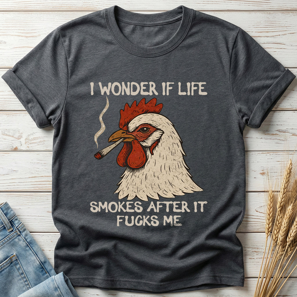 I Wonder If Life Smokes After It Classic Tee
