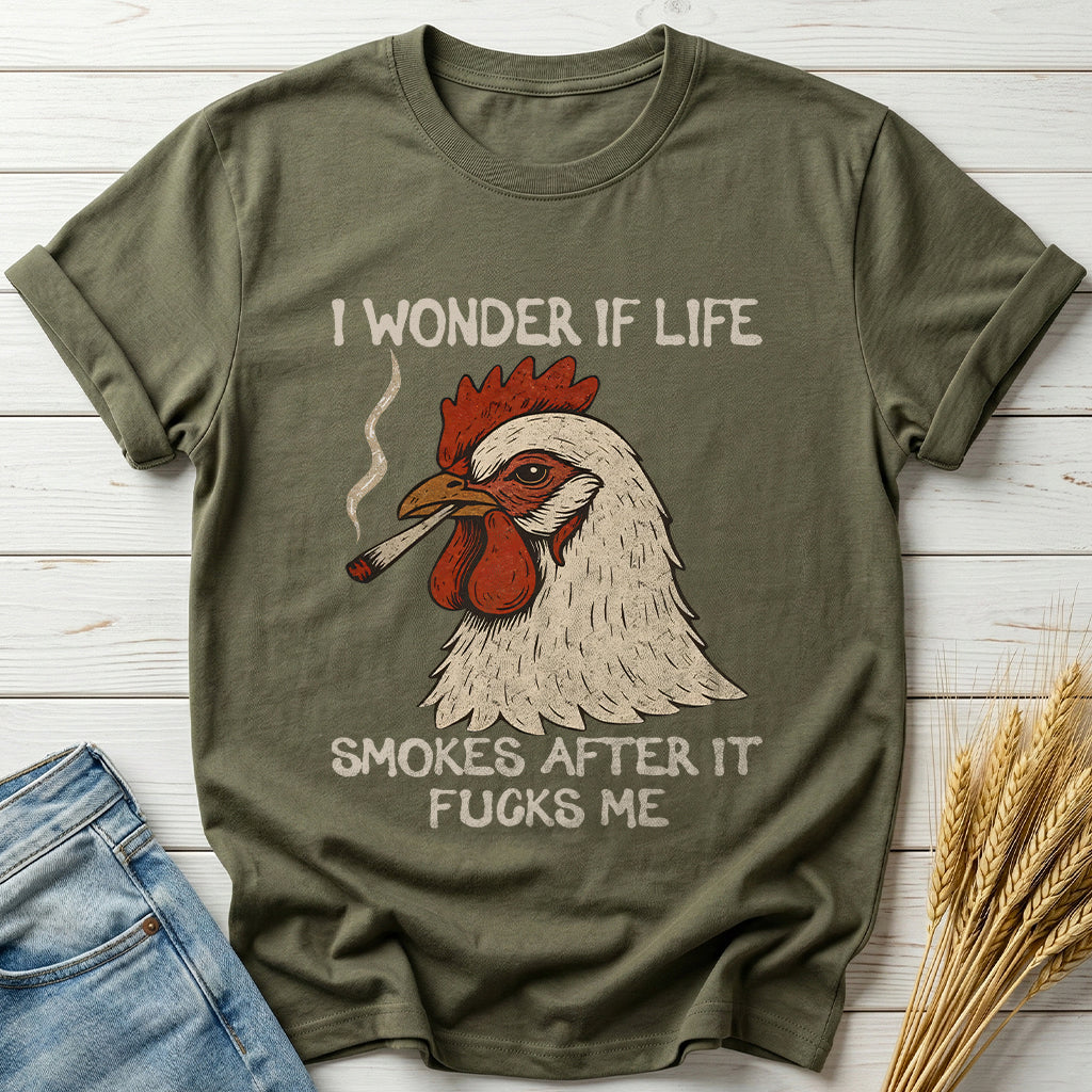I Wonder If Life Smokes After It Classic Tee