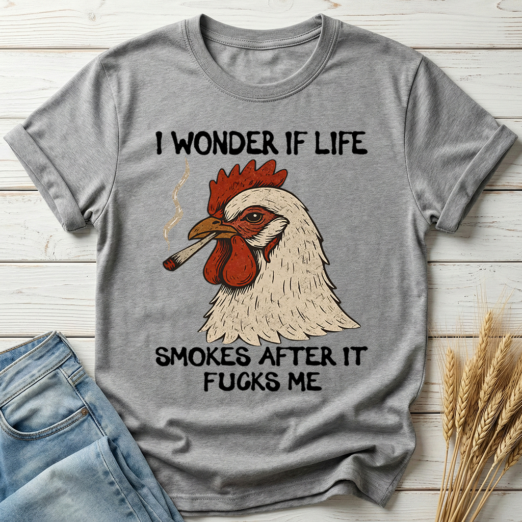 I Wonder If Life Smokes After It Classic Tee