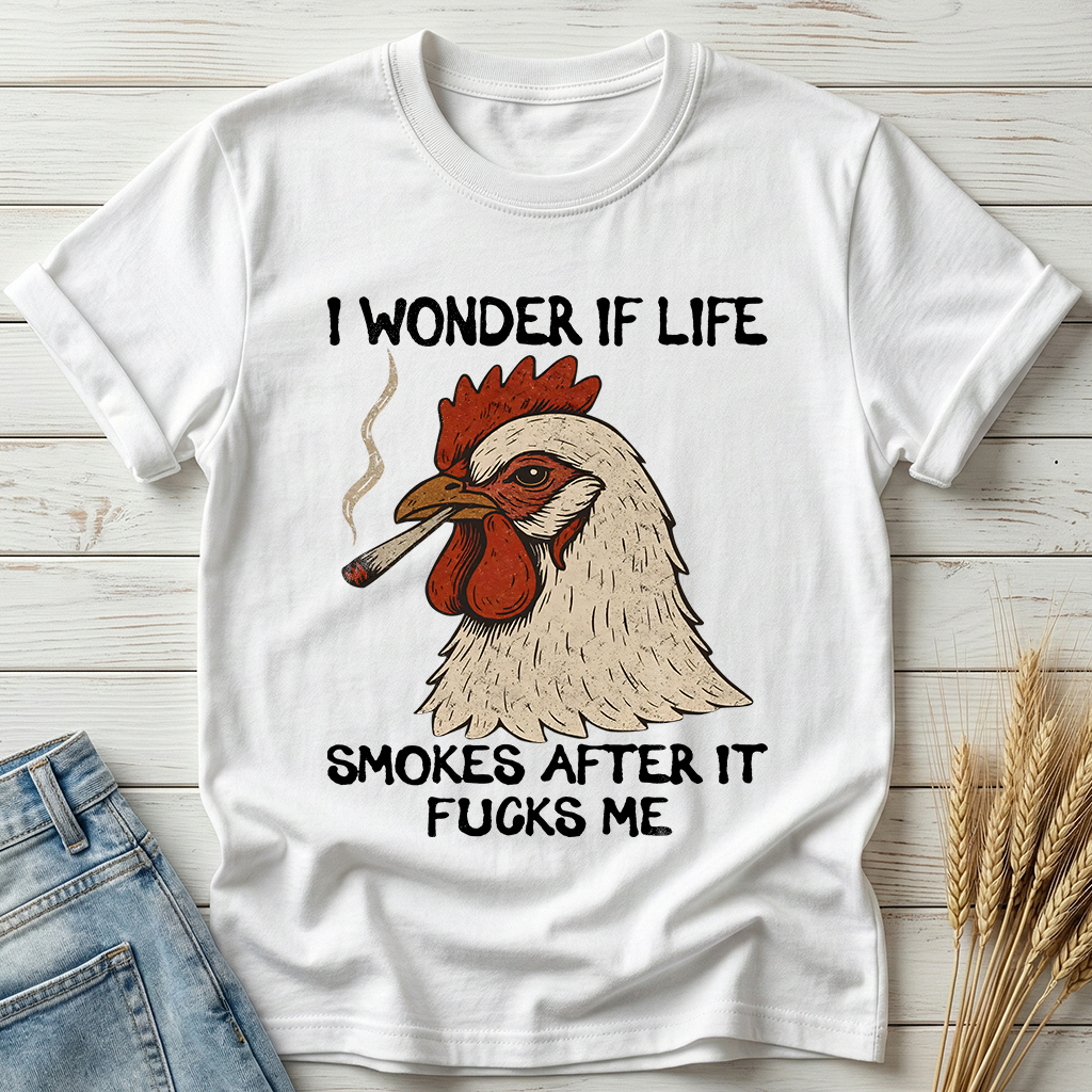 I Wonder If Life Smokes After It Classic Tee