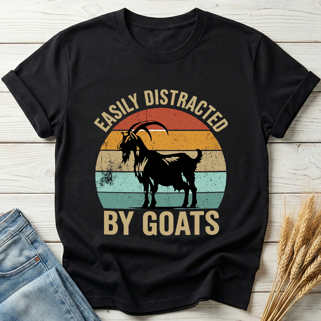 Easily Distracted By Goats Classic Tee