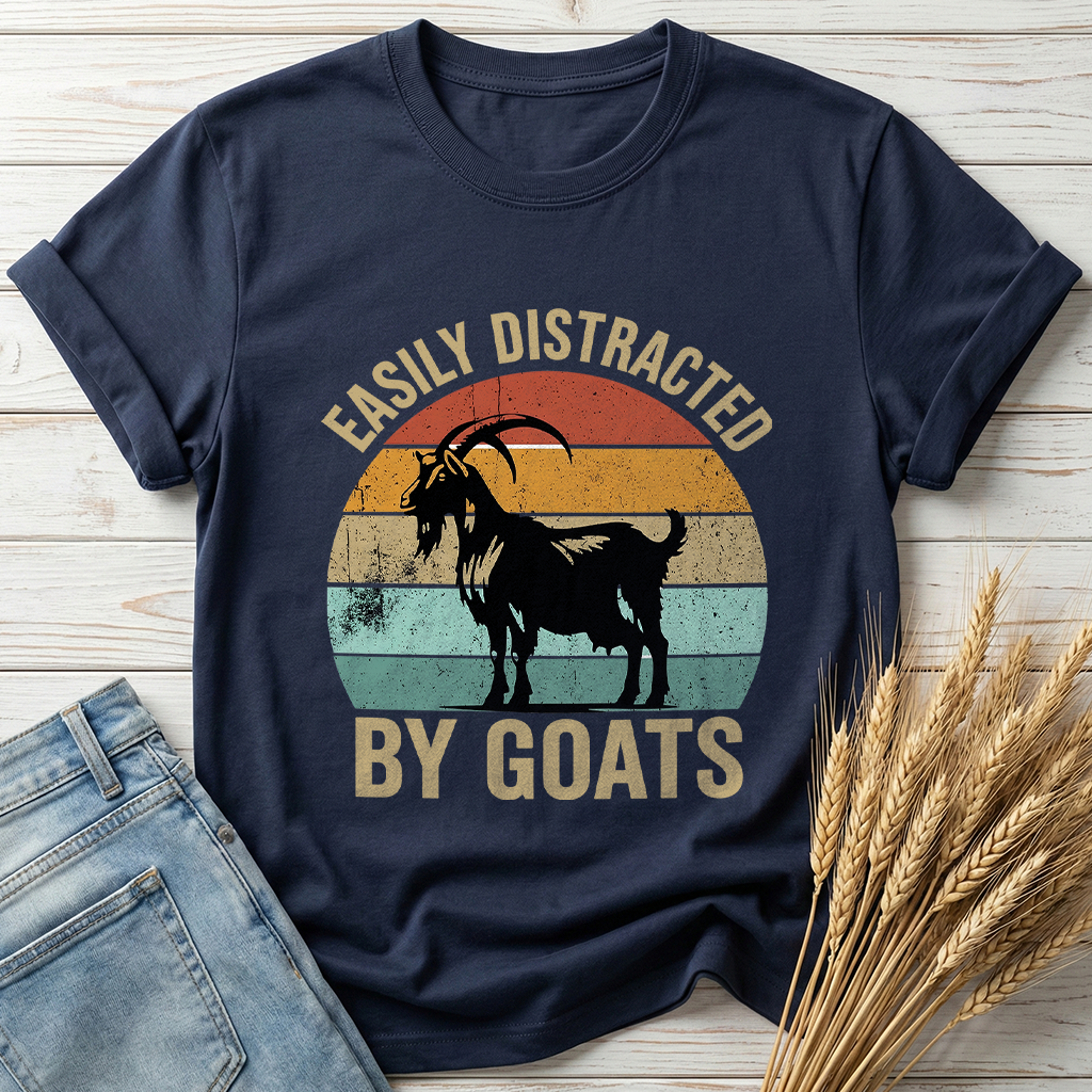 Easily Distracted By Goats Classic Tee