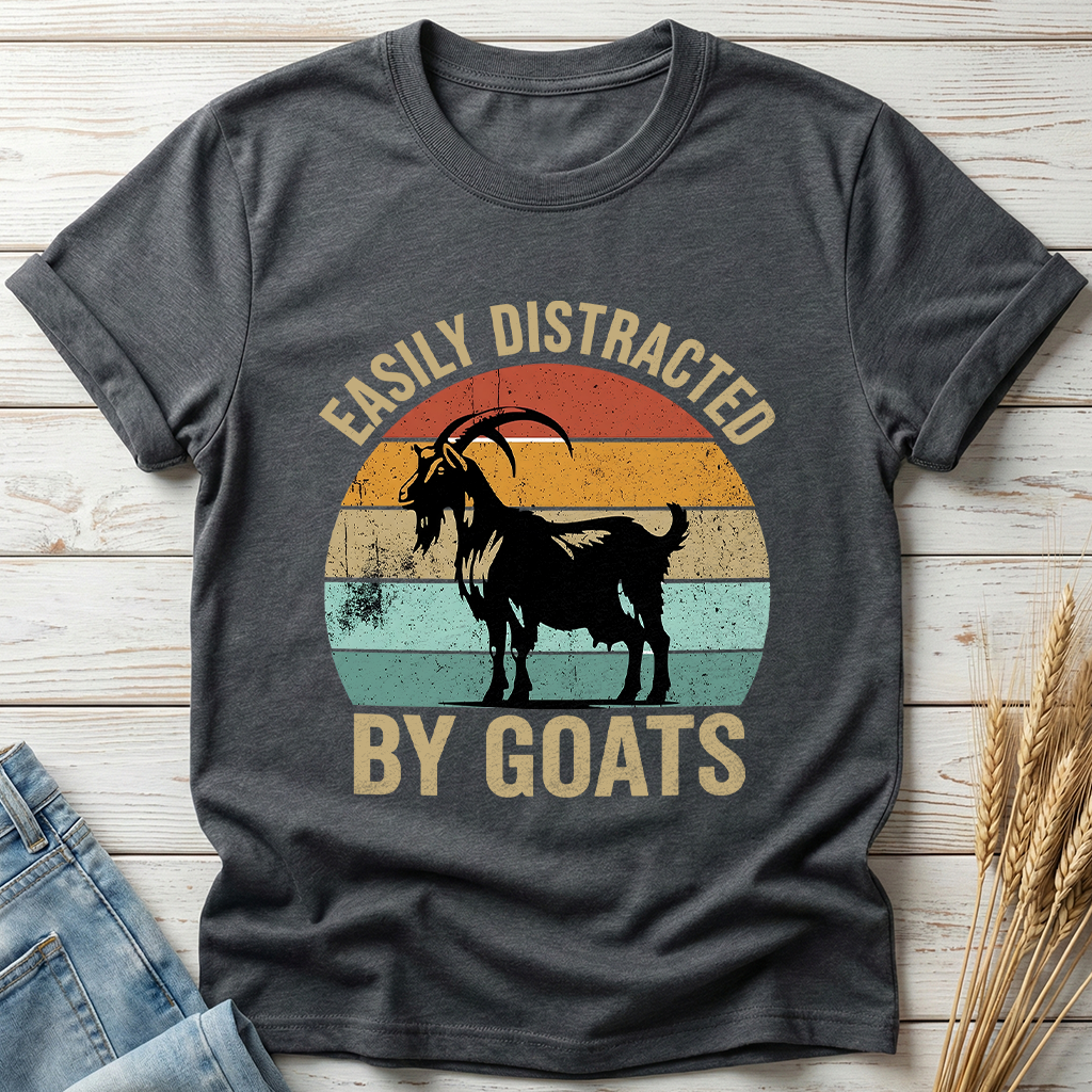 Easily Distracted By Goats Classic Tee