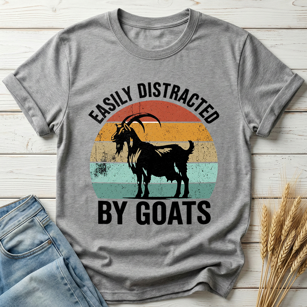 Easily Distracted By Goats Classic Tee