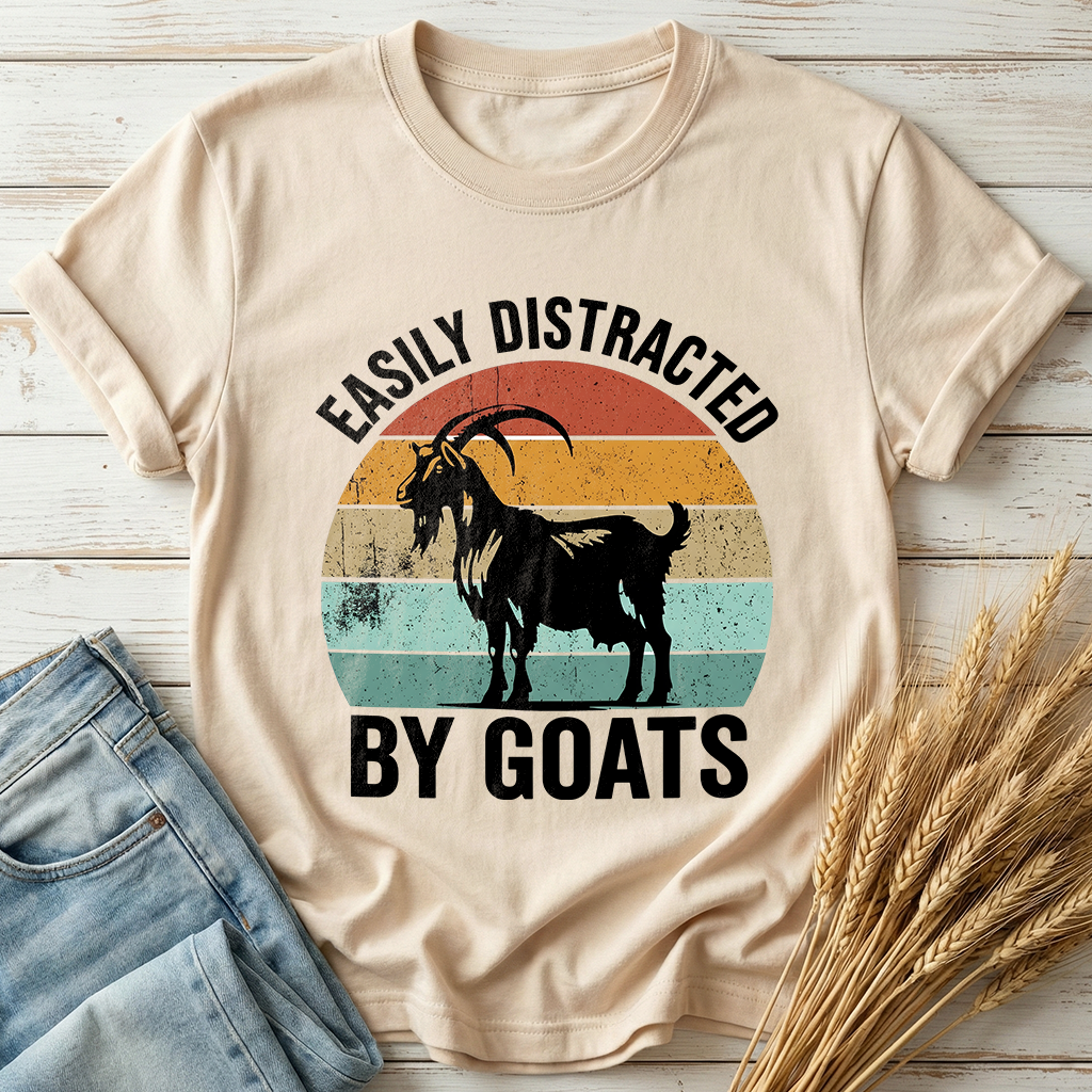 Easily Distracted By Goats Classic Tee