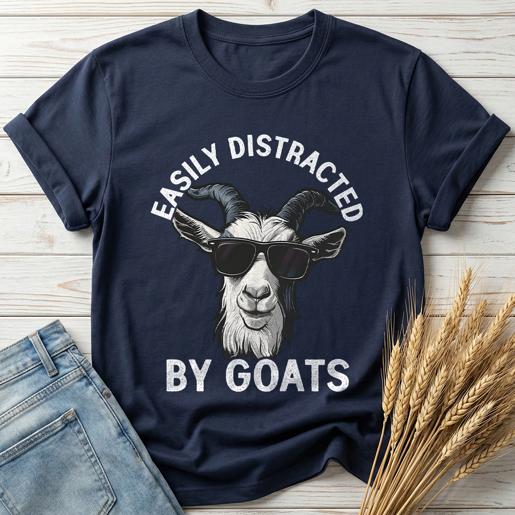 Easily Distracted By Goats Classic Tee
