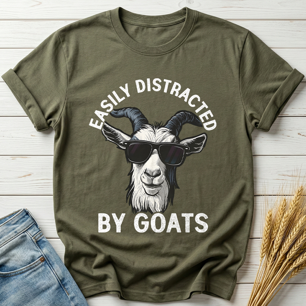 Easily Distracted By Goats Classic Tee