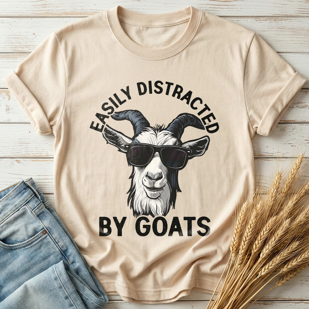 Easily Distracted By Goats Classic Tee