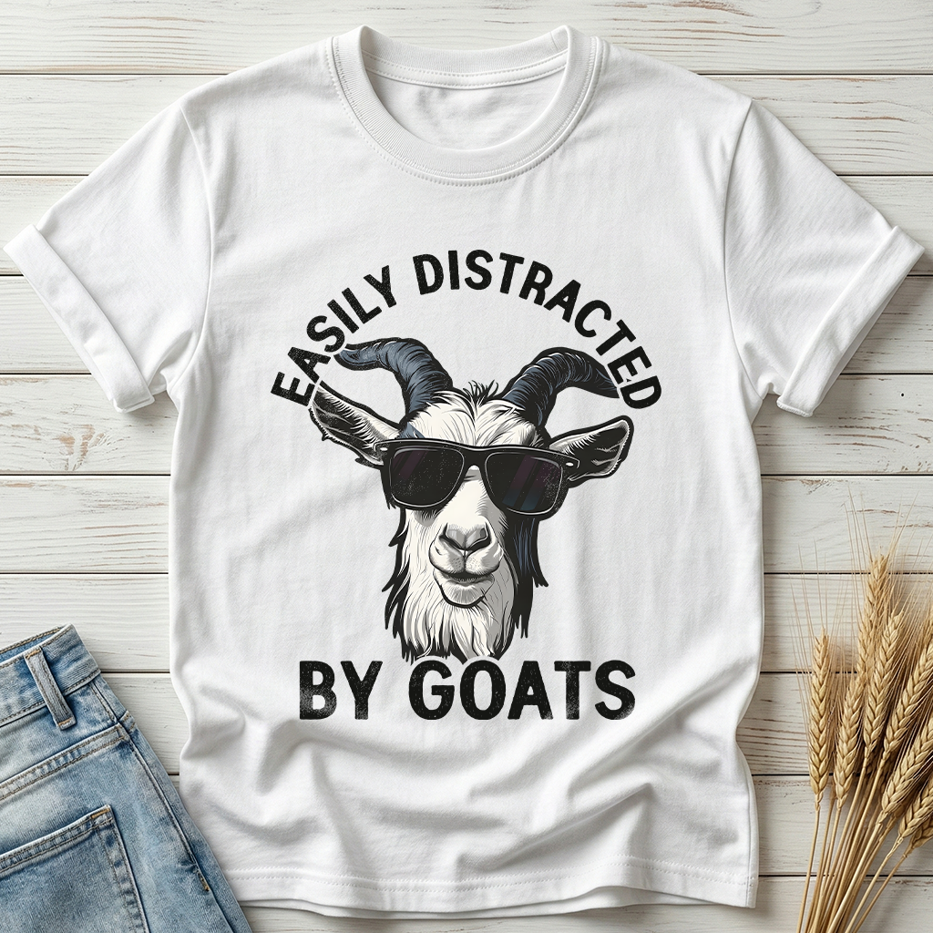 Easily Distracted By Goats Classic Tee