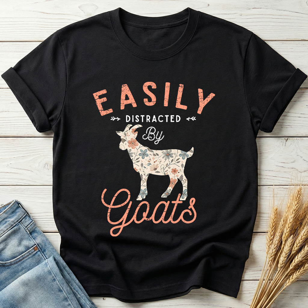 Easily Distracted By Goats Classic Tee