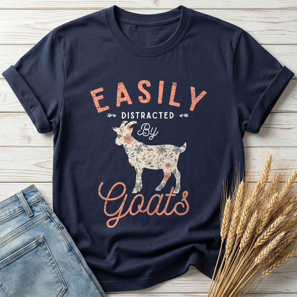 Easily Distracted By Goats Classic Tee