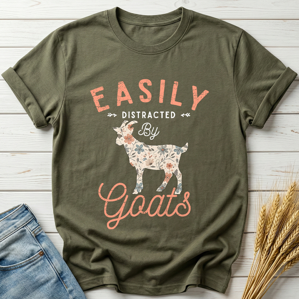 Easily Distracted By Goats Classic Tee
