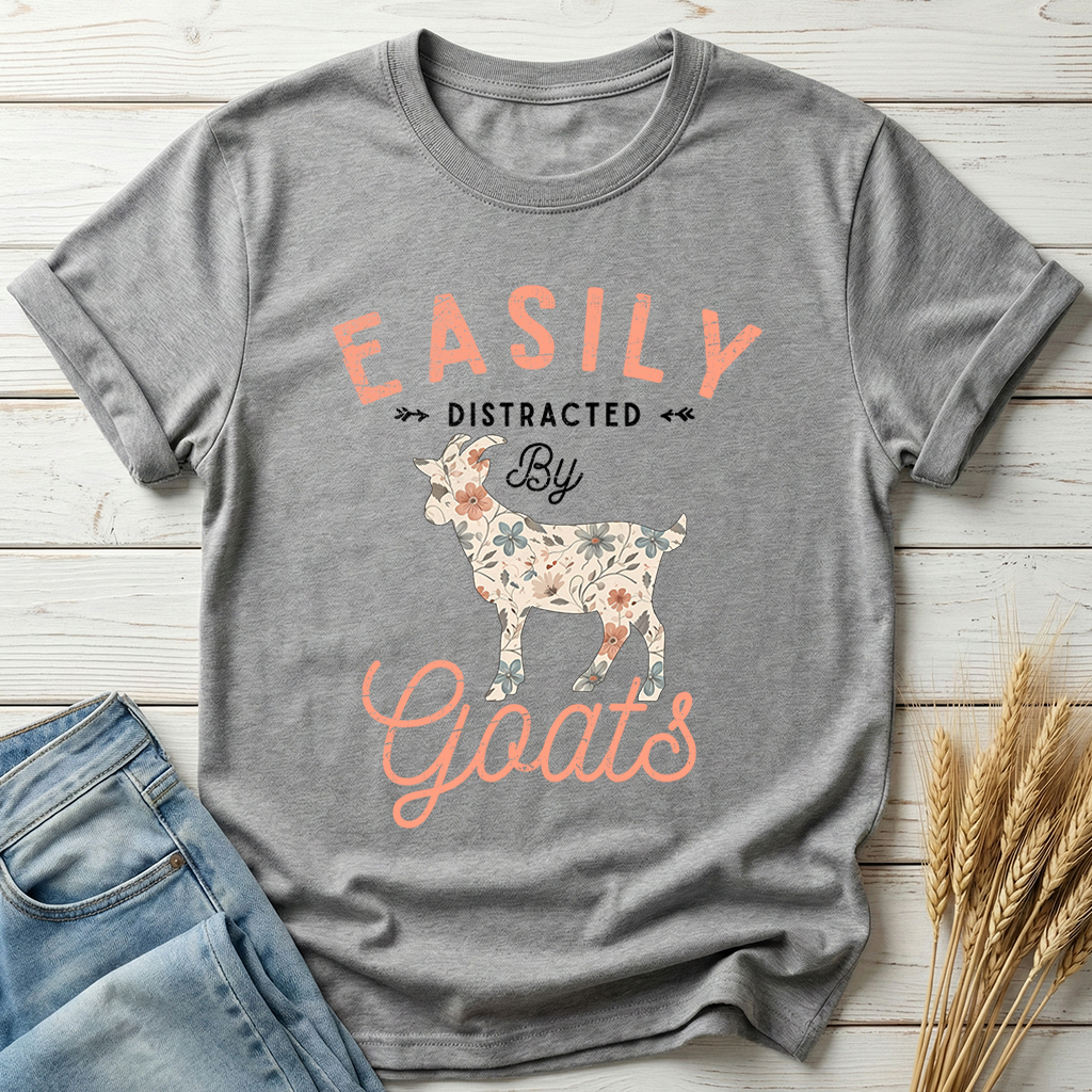 Easily Distracted By Goats Classic Tee