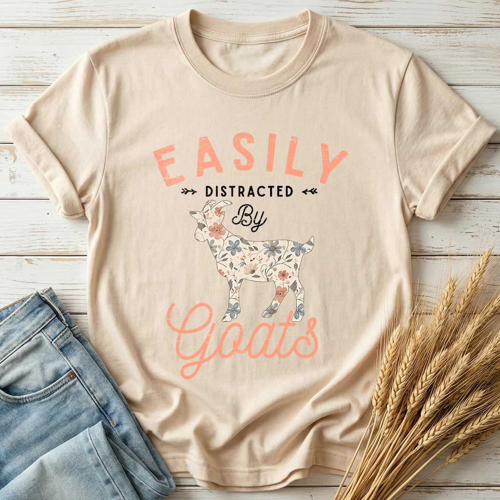 Easily Distracted By Goats Classic Tee