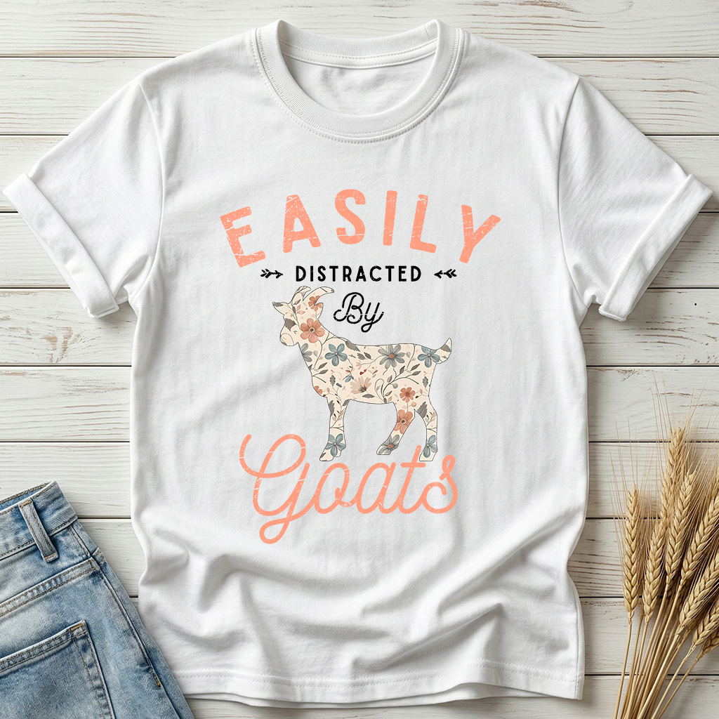 Easily Distracted By Goats Classic Tee