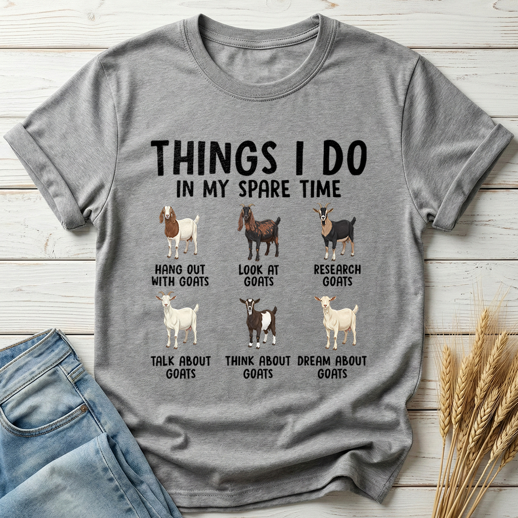 Things I Do In My Spare Time Goat Lover Classic Tee